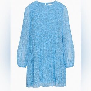 Blue Floral Large Aritzia Wilfred Daydreamer Mini Dress